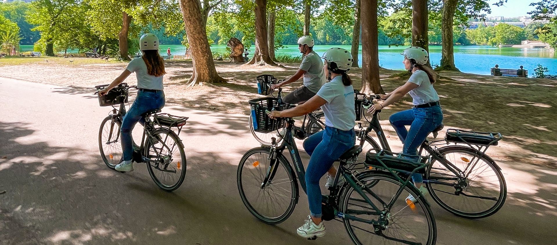 Balade à vélo au parc de la Tête d'Or - 2h